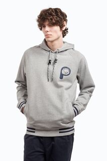 Худи Grey Bear с принтом на груди Penfield, серый