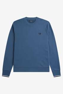 Толстовка с круглым вырезом Fred Perry, синий