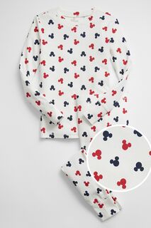 Пижама Disney Mickey Mouse из натурального хлопка Gap, белый