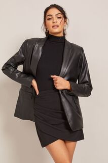 Куртка из искусственной кожи Friends Like These, черный