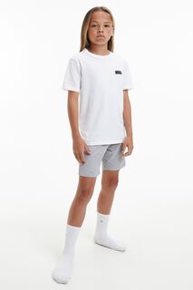 Современная хлопковая пижама белая Calvin Klein, белый