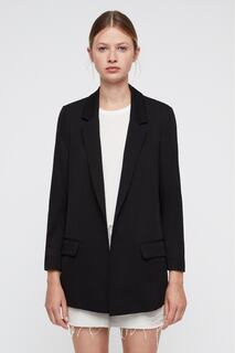 AllSaints Aleida черный блейзер All Saints, черный