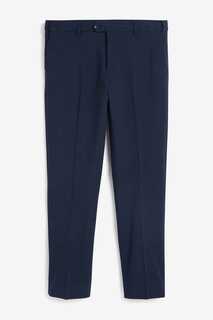 Костюм Облегающие брюки Signature Tollegno Motionflex из эластичной шерсти Next, синий