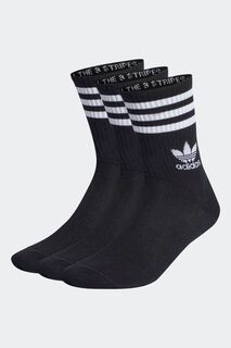 Комплект из 3 пар носков adidas Originals Mid Cut adidas originals, черный