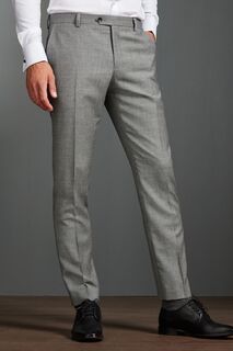 Костюм Slim fit Signature Empire Mills 100% шерсть брюки с принтом щенка Next, серый