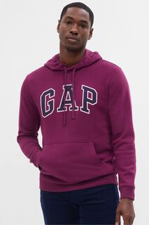 Флисовая толстовка с логотипом Gap, фиолетовый