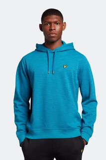 Худи синего цвета из толстой пряжи Lyle &amp; Scott, синий