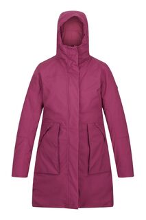 Фиолетовая женская утепленная куртка-дождевик Yewbank II удлиненного кроя Regatta, фиолетовый