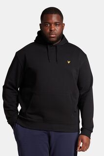 Пуловер больших размеров с капюшоном Lyle &amp; Scott, черный