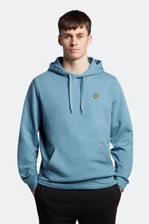 Синий пуловер с капюшоном Lyle &amp; Scott, синий