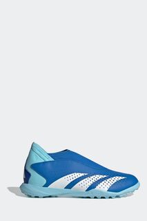 Детские газонные ботинки без шнурков Sport Performance Predator Accuracy3 adidas, синий