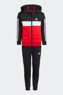 Спортивная одежда Tiberio 3-Stripes флисовый спортивный костюм в стиле колор-блок adidas, красный
