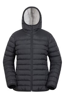 Утепленная куртка Seasons на меховой подкладке Mountain Warehouse, черный