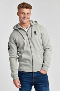 Толстовка Игрок 3 U.S. Polo Assn, серый