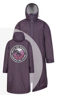 Водонепроницаемая куртка которую можно надеть после купания в приливном море Mountain Warehouse, фиолетовый