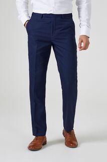 Темно-синие костюмные брюки приталенного кроя Harcourt Skopes, синий