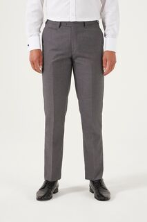 Серые костюмные брюки приталенного кроя Madrid Skopes, серый