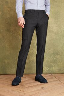 Шерстяной костюм с приталенными брюками Joules, серый