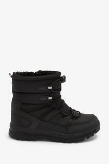 Теплые непромокаемые ботинки на подкладке Thinsulate Next, черный