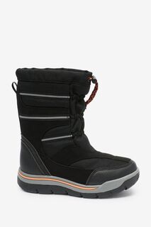 Теплые непромокаемые ботинки на подкладке Thinsulate Next, черный