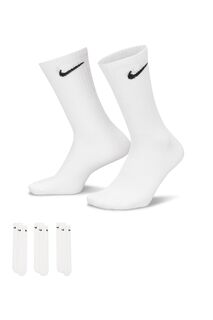 Набор из 3 легких носков на каждый день Nike, белый