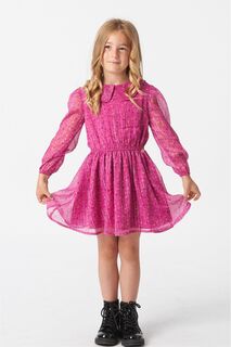Розовое платье с калейдоскопическим узором Angel &amp; Rocket, розовый