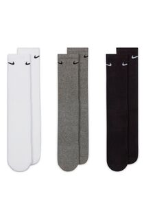 Набор из 3 пар мягких носков на каждый день Nike, серый