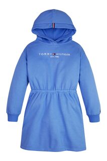 Платье-свитер Essential синего цвета Tommy Hilfiger, синий