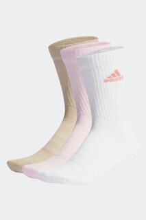 Комплект из 3 пар носков для взрослых на мягкой подошве adidas, розовый