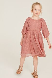 Платье с объемными рукавами Mint Velvet, розовый