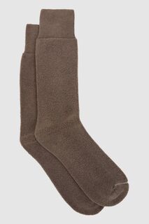Махровые носки Alers из смесового хлопка Reiss, коричневый