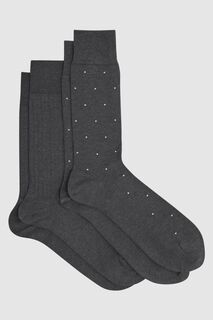 Комплект из 2 пар носков Graham Reiss, серый