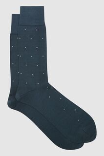 Носки Mario Dots в горошек Reiss, синий