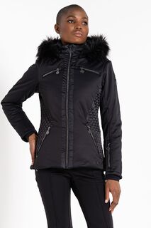 Черная непромокаемая лыжная куртка Julien Macdonald Mastery Dare 2b, черный