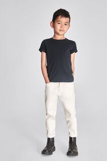 Хлопковая футболка Reiss Bless Junior с круглым вырезом Reiss, синий
