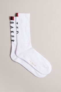 Белые спортивные носки Redhot с логотипом Ted Baker, белый