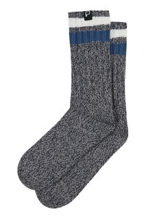 Трекинговые носки с яркими полосками Penfield, синий