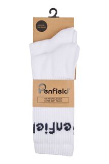 Белые носки интарсия 2 шт Penfield, белый