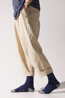 Мужские бамбуковые носки Wroxham средней длины с вафельной текстурой SEALSKINZ, синий
