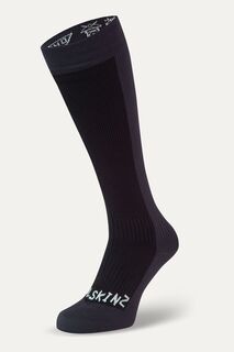 Черные водонепроницаемые носки до колена для прохладной погоды Worstead SEALSKINZ, черный