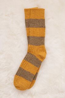 Золотые мужские носки Donegal с полосатым узором Celtic &amp; Co. , желтый