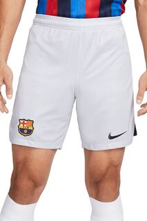 Футбольные шорты третьего стадиона Барселоны 2022–2023 гг Nike, серебряный