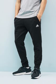 Махровые джоггеры Sportswear Essentials с зауженными штанинами adidas, черный
