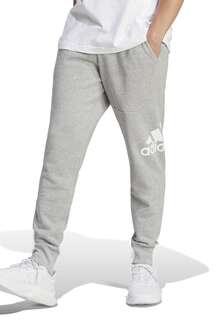 Махровые джоггеры Sportswear Essentials с зауженными штанинами adidas, серый