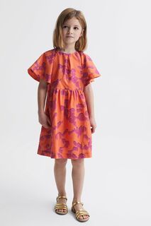 Платье миди Джини Reiss, оранжевый