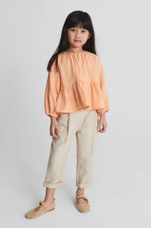 Детская блузка с длинным рукавом Lee Reiss, оранжевый