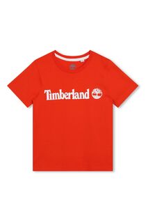 Классическая футболка с логотипом Timberland, оранжевый