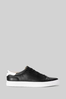 Jermain черные кожаные спортивные туфли Polo Ralph Lauren, черный