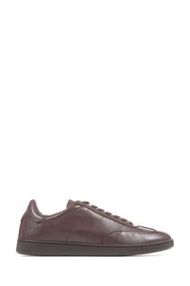 Кожаные коричневые кружевные кроссовки Shrewsbury Jones Bootmaker, коричневый