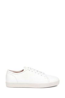 Белые кожаные кроссовки Southport Jones Bootmaker, белый